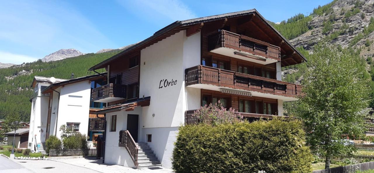 Free Cable Car & Bus In The Summer Haus L'Oree Saas-Grund Buitenkant foto
