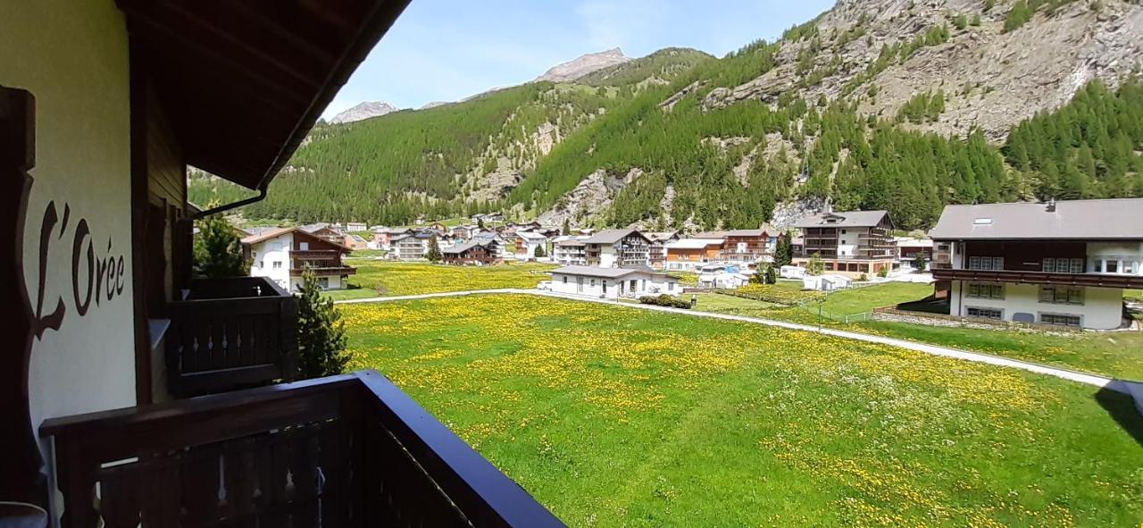 Free Cable Car & Bus In The Summer Haus L'Oree Saas-Grund Buitenkant foto